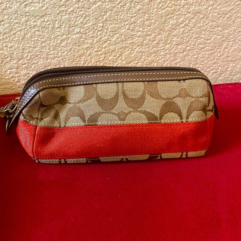 Coach pencil pouch or cosmetic bag